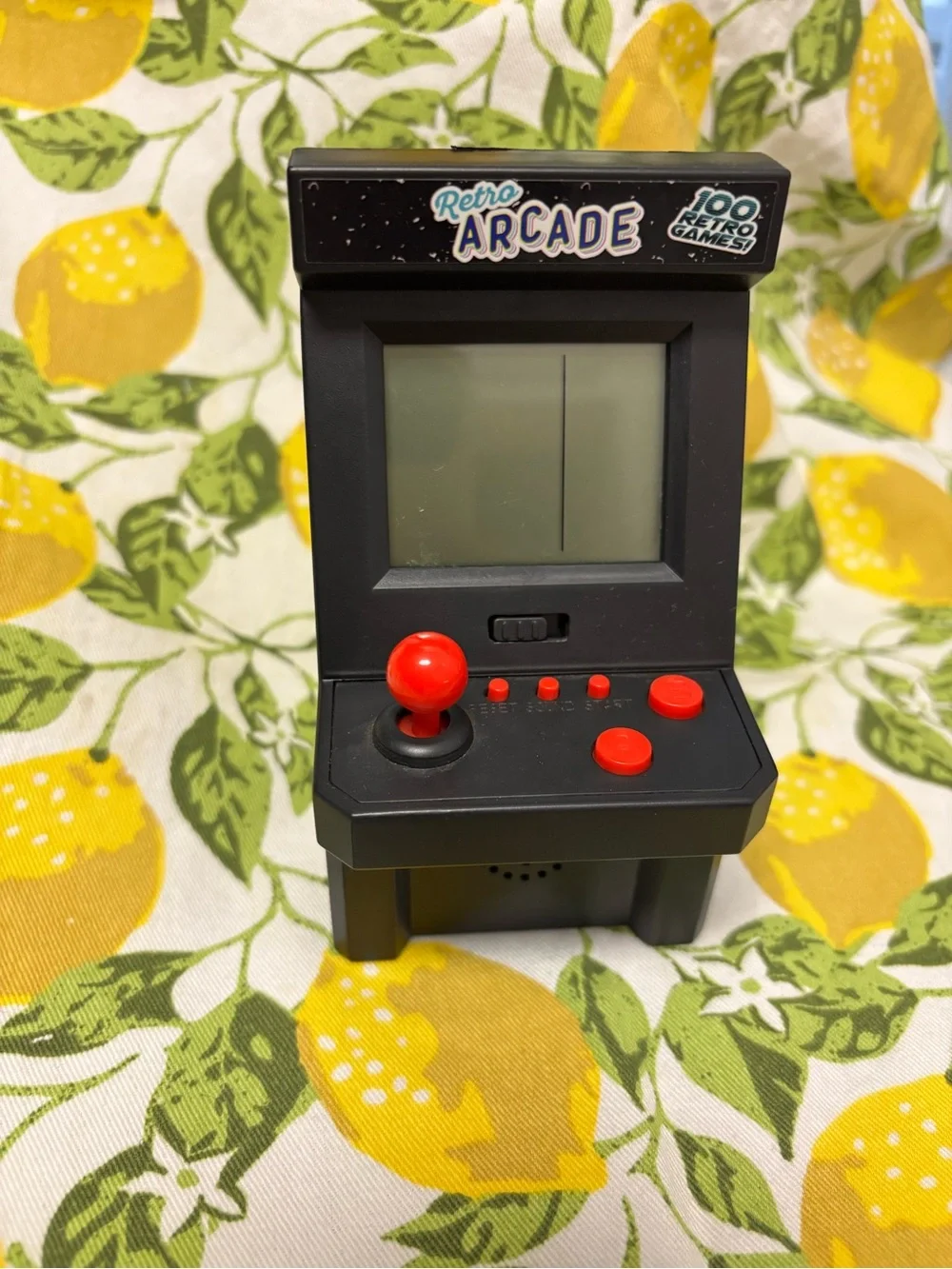 Handheld Gaming Console - Black & Red